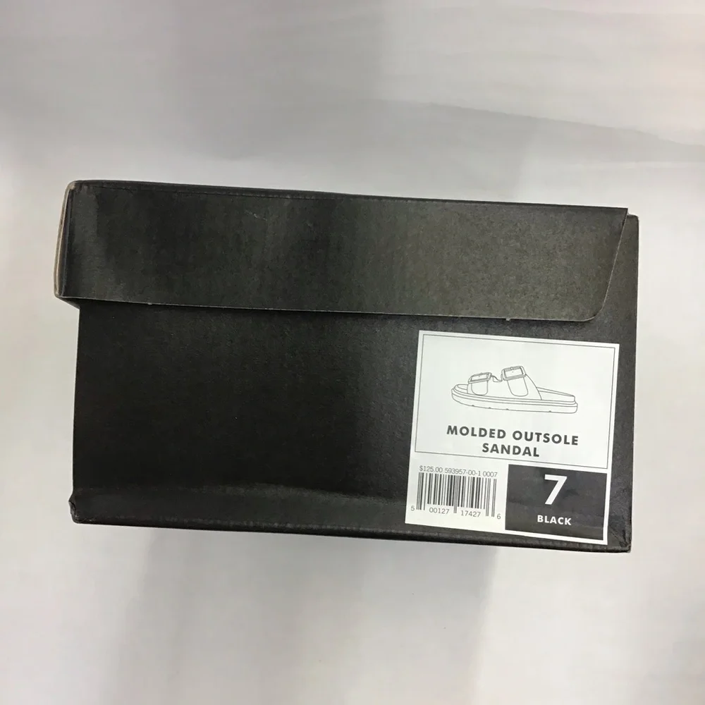 Brand new Banana Republic womens black sandals size 7 with adjustable straps